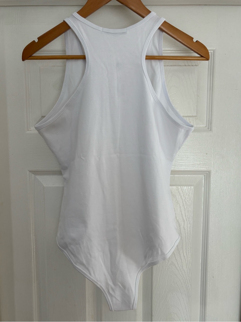 REORIA White Henley Bodysuit XL - Picture 9 of 10